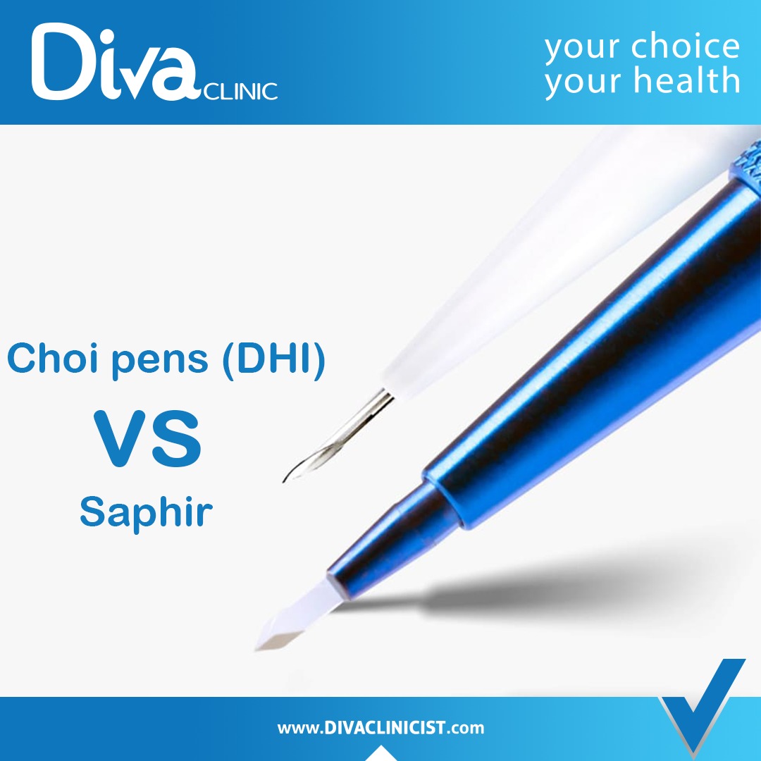 Comparison between the Choi pens (DHI) and Sapphire (FUE) techniques:
